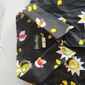 Rick and Morty button-down shirt